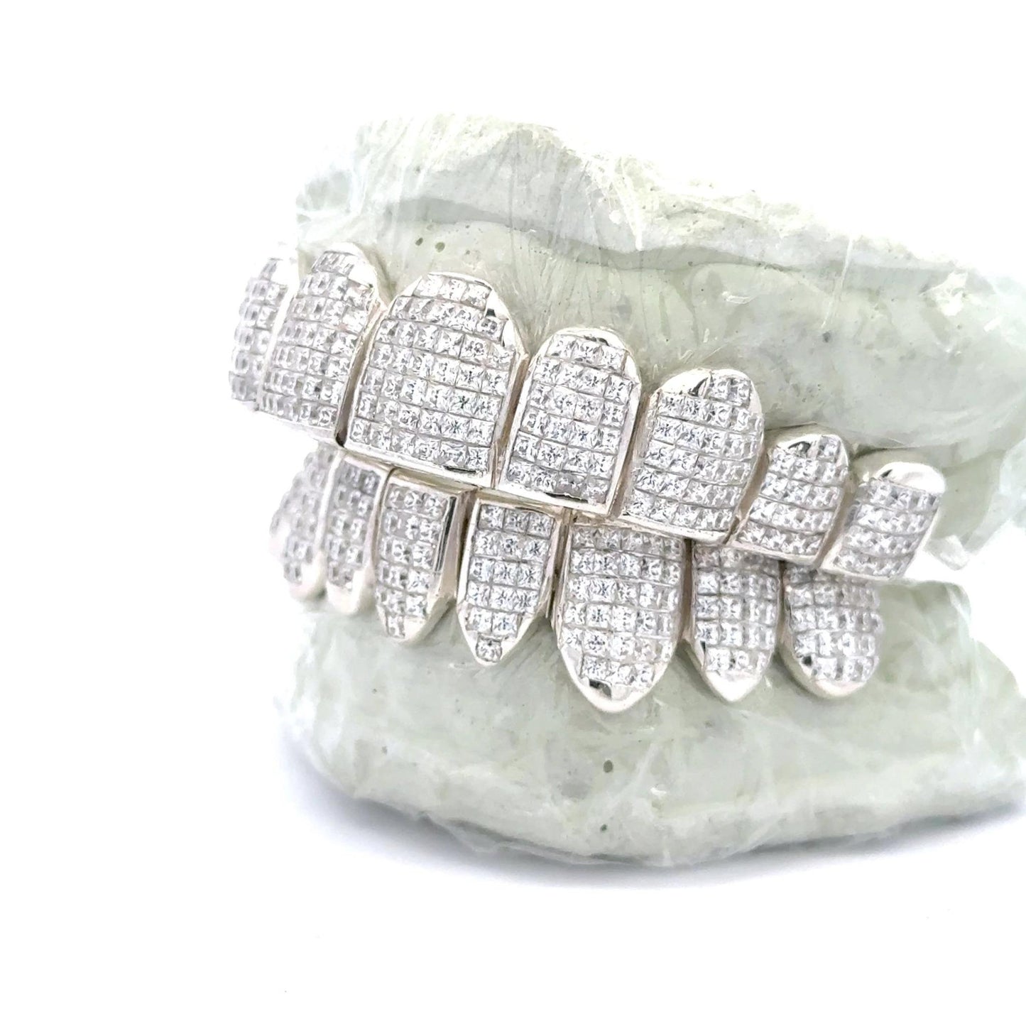 Invisible Set VVS Moissanite Diamond Grillz