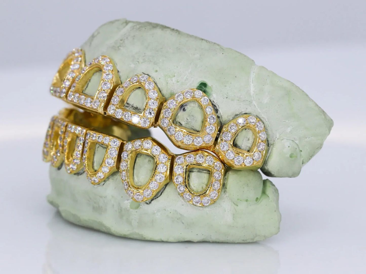 Open Face VVS Moissanite Diamond Grillz