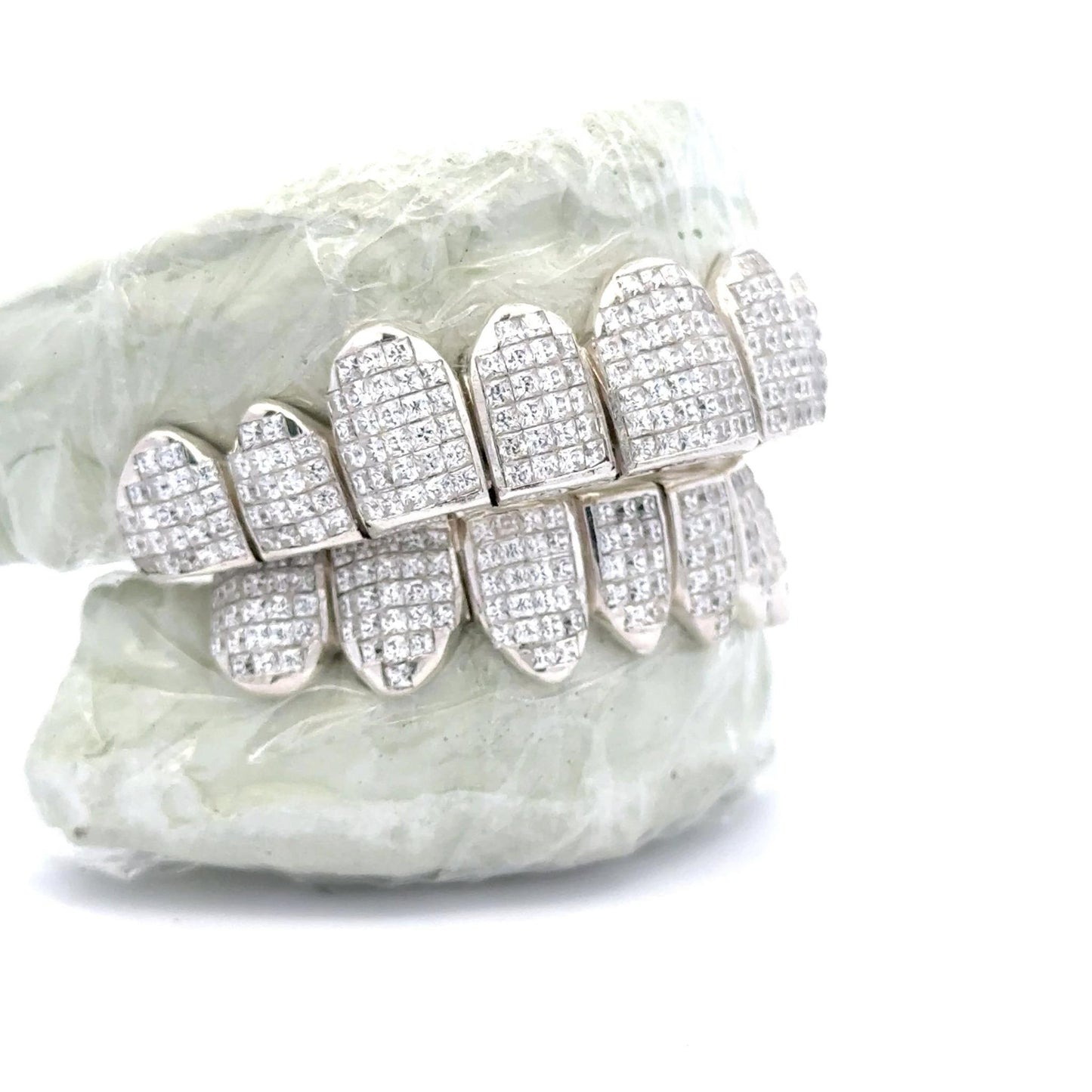 Invisible Set VVS Moissanite Diamond Grillz
