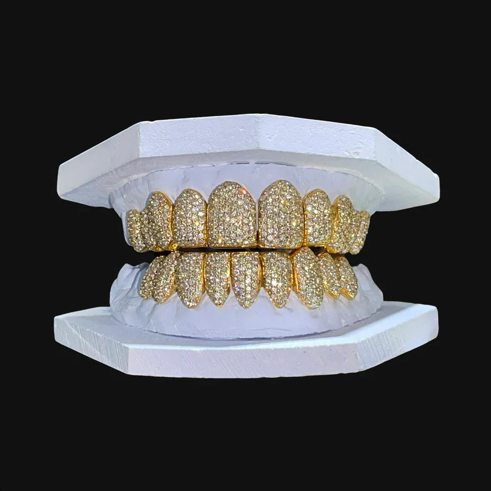 Si Quality Natural Diamond Grillz